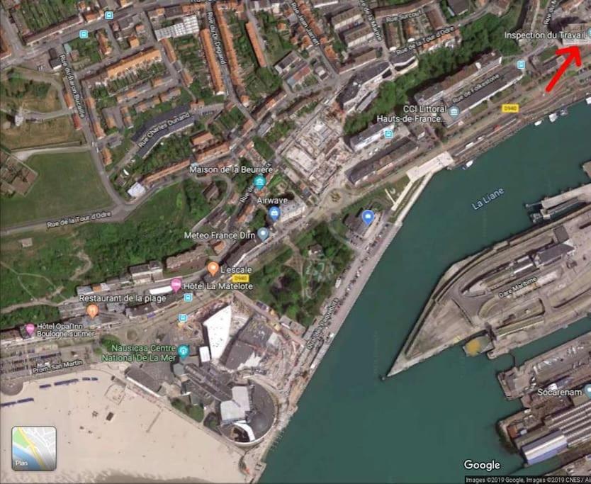 Studio-Cosy 11 Vue Port A Deux Pas De Nausicaa Boulogne-sur-Mer Luaran gambar